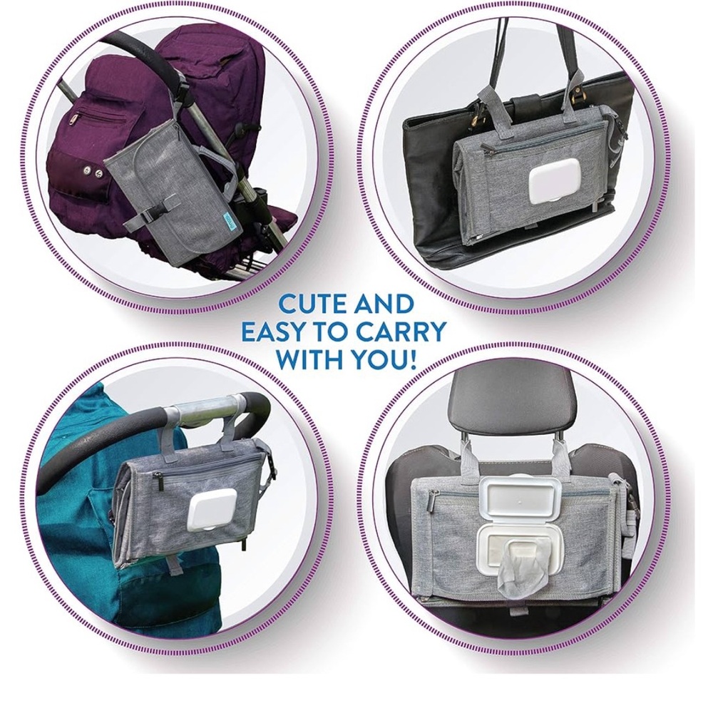 Portable Diaper Changing Pad Changing pad bag